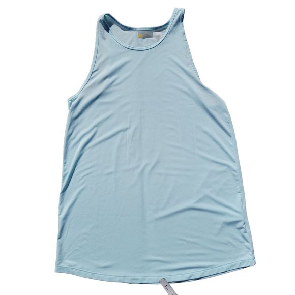 Zella Womans Tank Top Work For It Easy Blue Crewneck Sleeveless pullover X Small - Picture 4 of 9